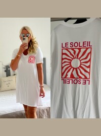Robe Le soleil bleu blanc
