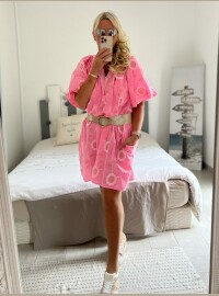 Robe fluo coton