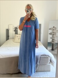 Robe iconic bleu