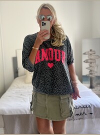 Sweat léopard amour
