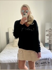 Pull j’adore noir