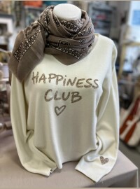 Pull Happiness club écru
