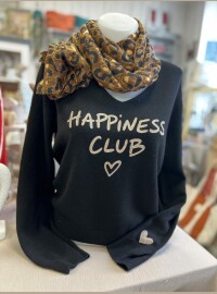 Pull Happiness club noir