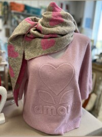 Pull Amour rose